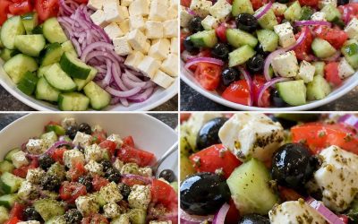 Greek Farmer’s Salad – Klassisk sallad med fetaost och oliver