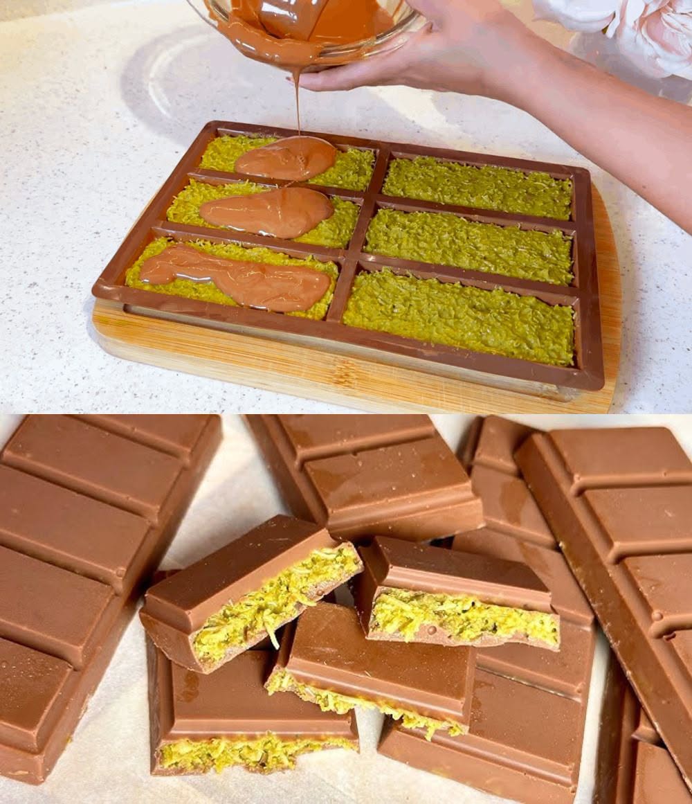Dubaichoklad med 200 g mjölkchoklad – det enklaste receptet!