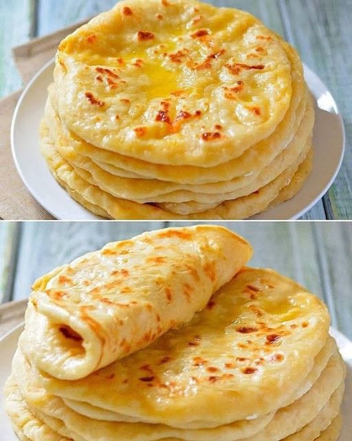 Fantastiska flatbröd med bara 3 ingredienser, hela min familj älskar dem!