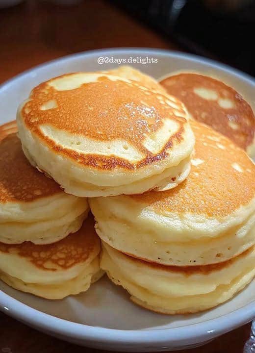 Jag bakar dessa varje vecka: pannkakor med 250 ml naturell yoghurt.