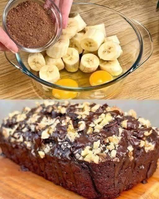 Choklad-bananbröd