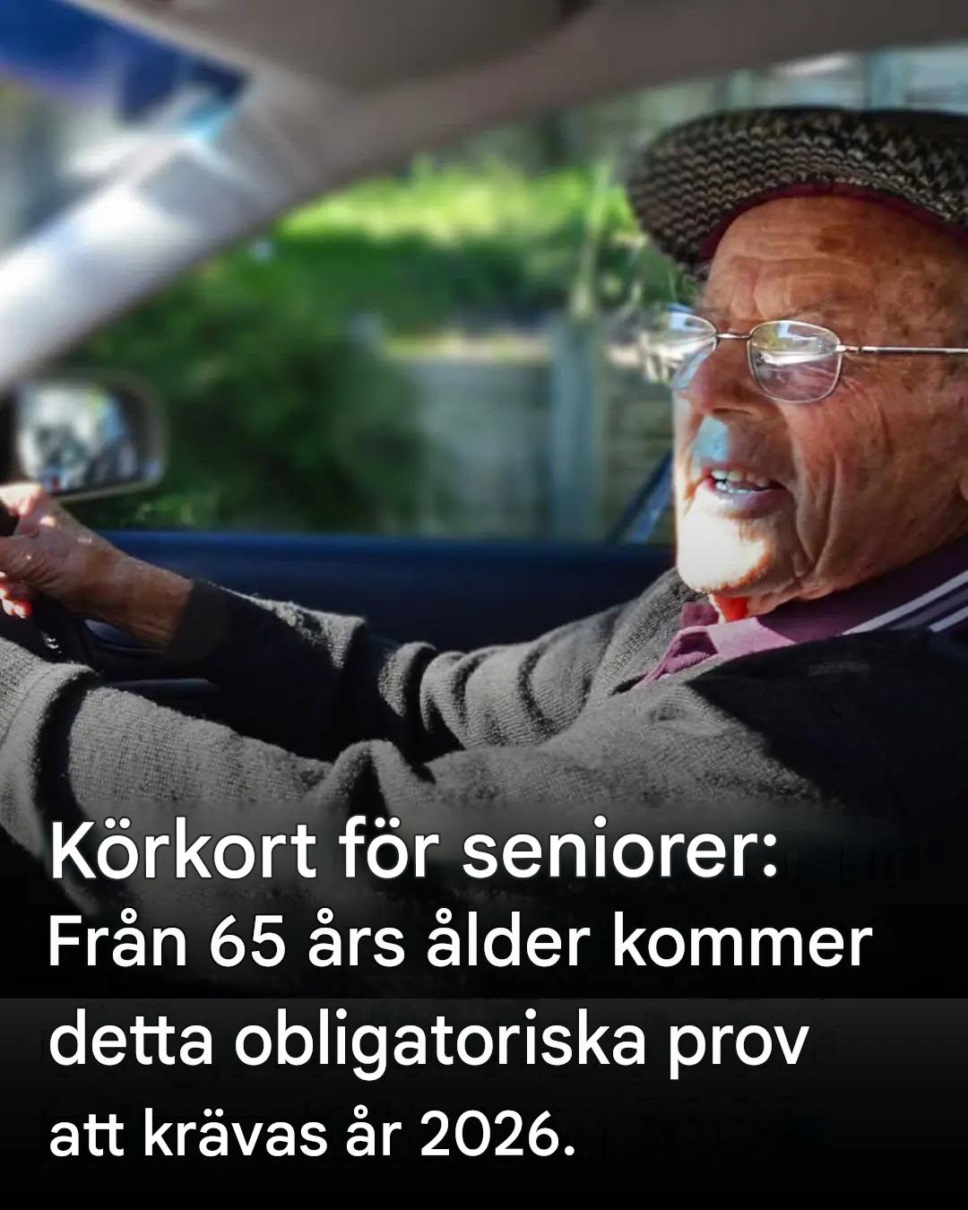 Körkort för seniorer: Från 65 års ålder blir detta prov obligatoriskt 2026