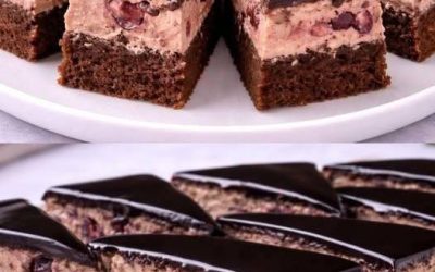 Körsbärsgåsbenskiva: Kungen av choklad- och grädddesserter