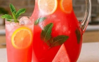 Uppfriskande vattenmelonlemonad – den perfekta sommardrinken 😍