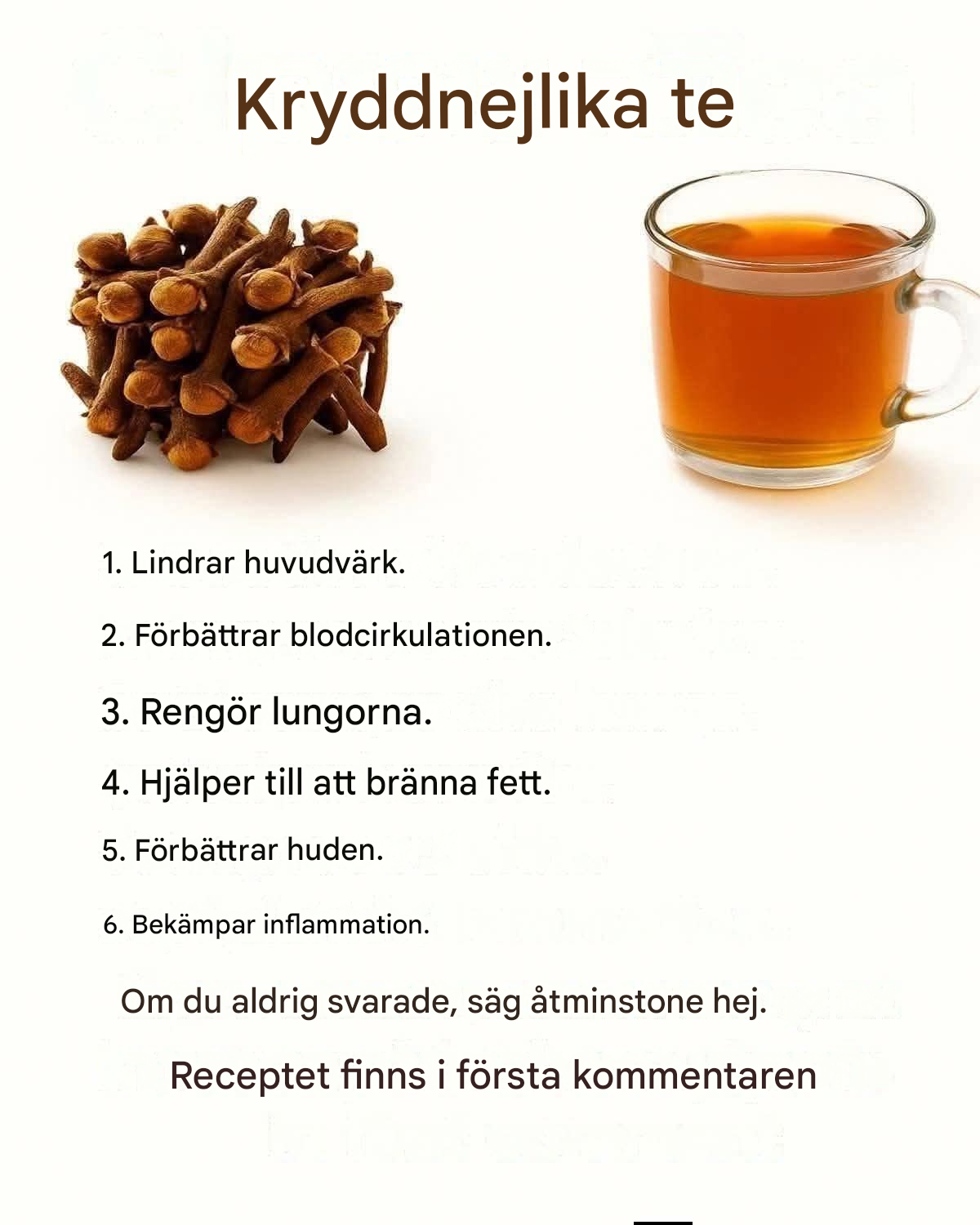 Kryddnejlikete: Värme och lugn i en kopp