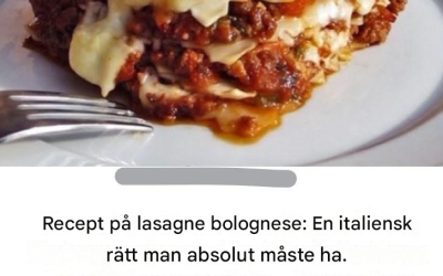 Lasagne Bolognese Recept: En enkel italiensk rätt
