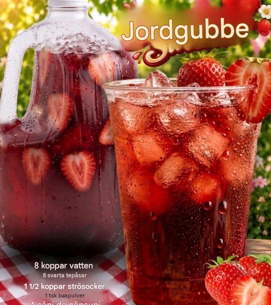 Sött jordgubbste