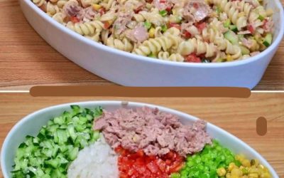 RECEPT PÅ KALL PASTASALLAD MED TONFISK