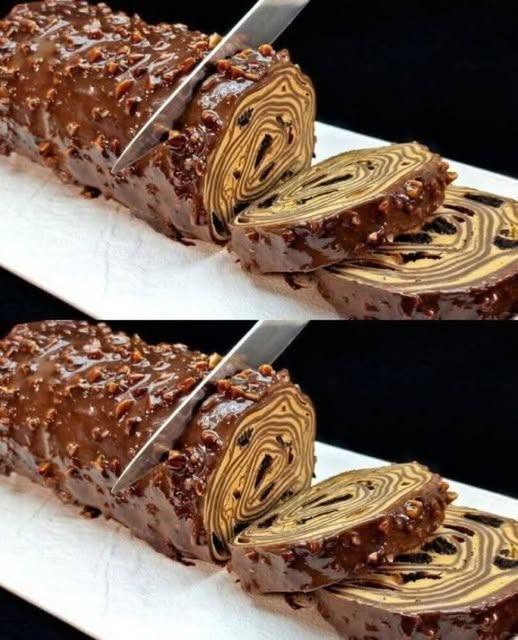 Chokladrulad utan bakning!