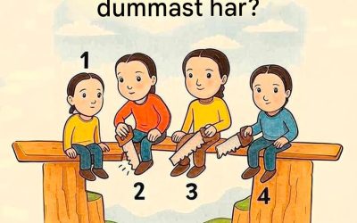 “99 % av alla människor har fel: vem är den verkligt galna personen på det här fotot?”