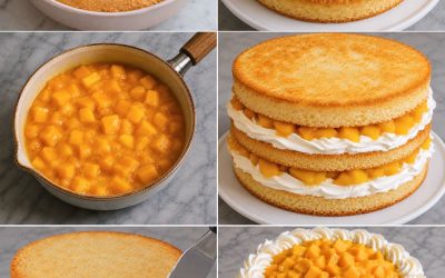 Mormors mango- och kokoskaka, steg för steg👵 🥭🥥
