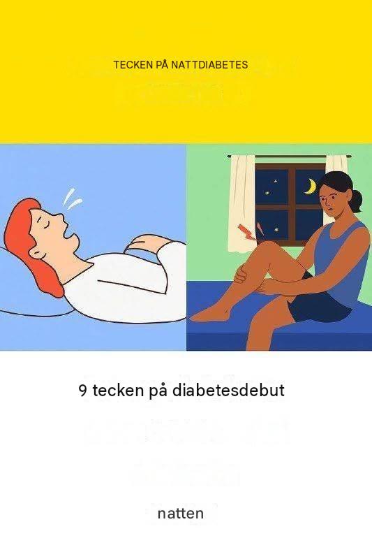 9 tecken på diabetes som uppträder på natten