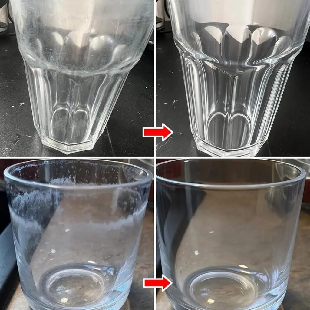 Hur tar man bort det vita lagret från glasögon och återställer deras glans?