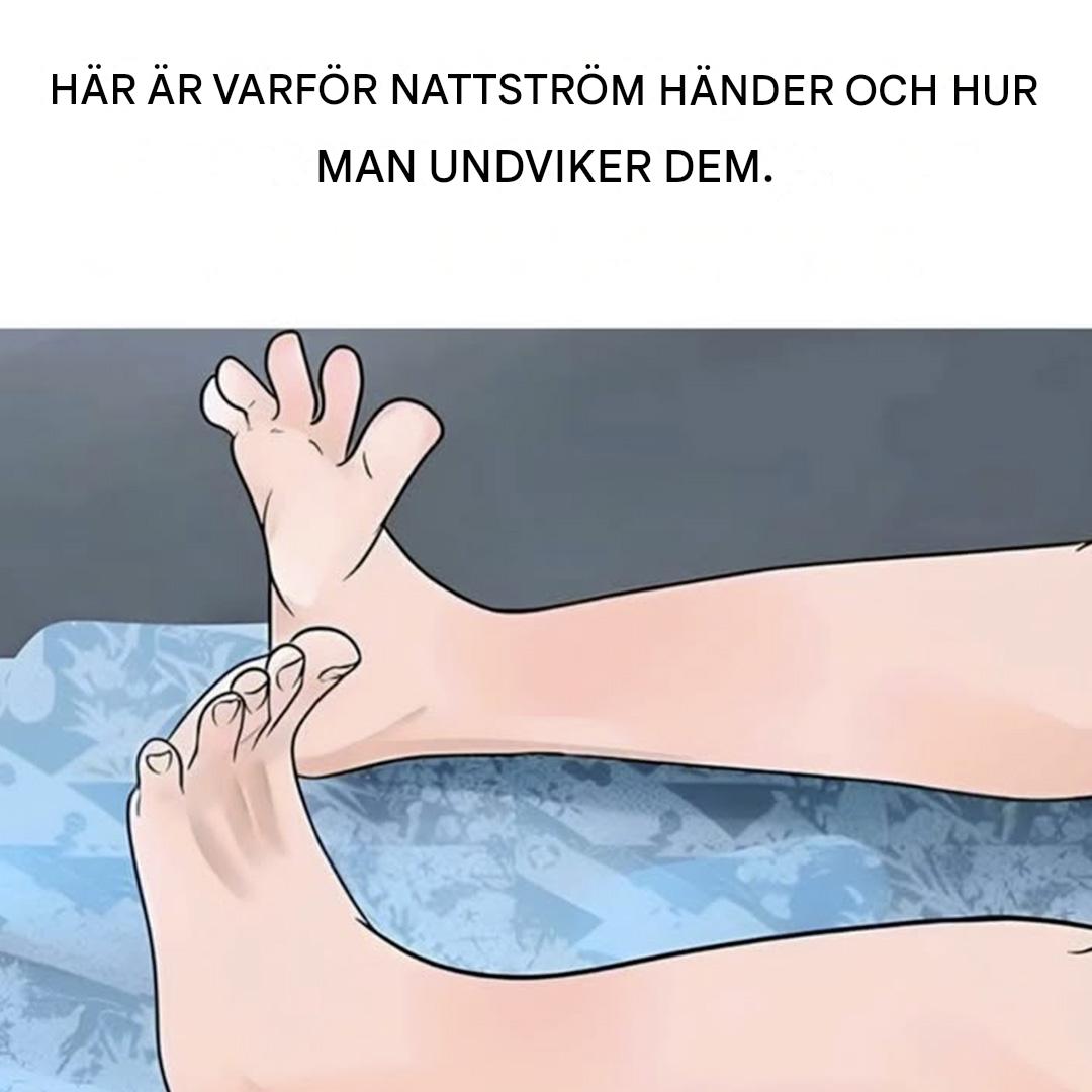 Här är varför kramper uppstår på natten och hur man undviker dem